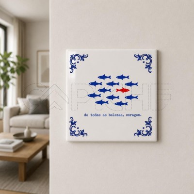 Azulejo Coragem
