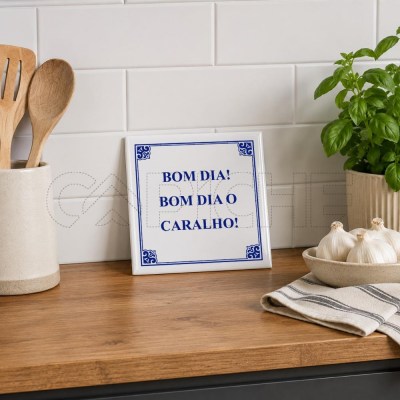 Azulejo Bom dia
