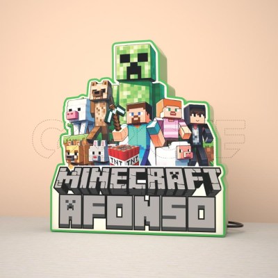 Candeeiros 3D Minecraft Nome