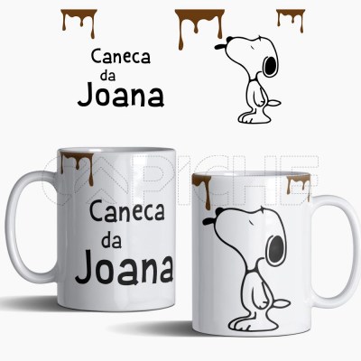 Caneca Snoopy Personalizável