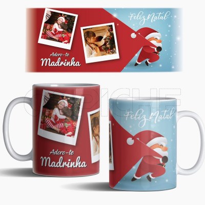 Caneca Natal com foto 