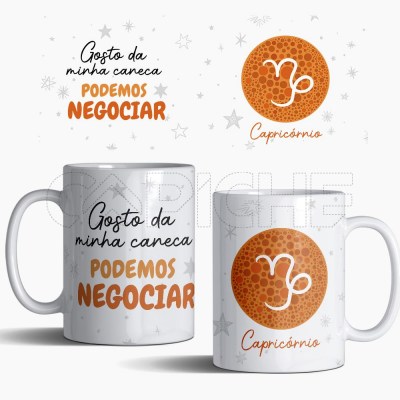 Caneca Signo Capricórnio