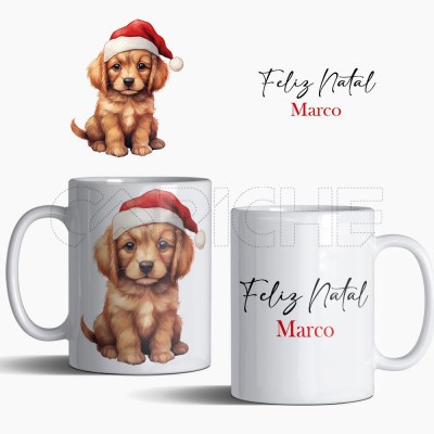 Caneca Animais Natal