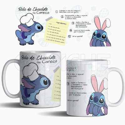 Caneca Receita Bolo de Chocolate