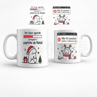 Caneca Flork Espirito de natal