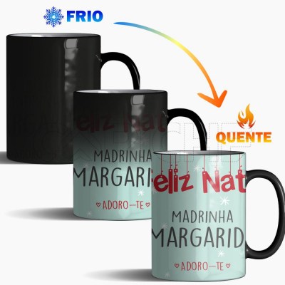 Caneca Mágica Feliz Natal 