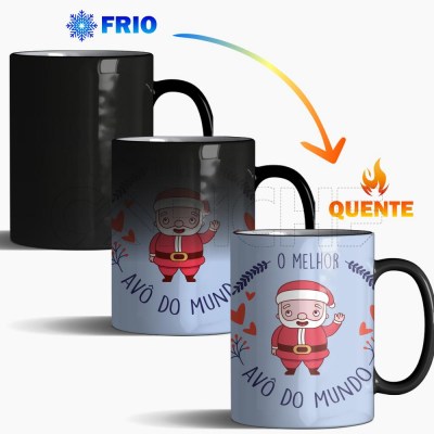 Caneca Mágica Melhor Avô do Mundo 