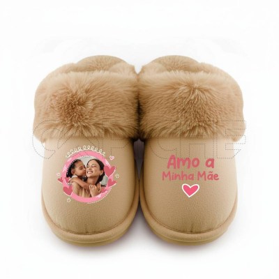 Chinelo Personalizado Mãe Foto