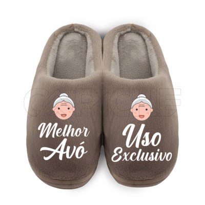 Chinelo Personalizado Pelucia exclusivo