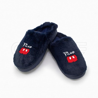 Chinelo Personalizado Pelucia Mickey 