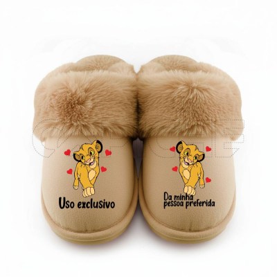 Chinelo Personalizado Rei Leao