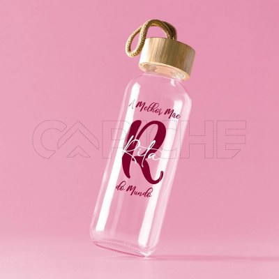 Garrafa de Vidro Nome