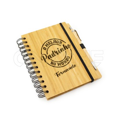 Caderno Bambu Melhor do Mundo