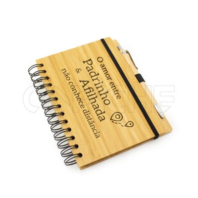 Caderno Bambu Amor entre