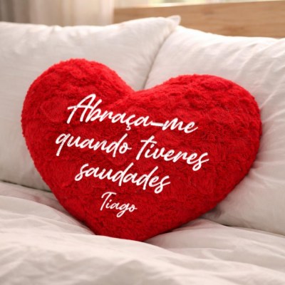 Almofada Peluche Coração