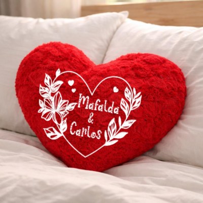 Almofada Peluche Coração Amor