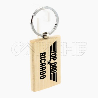Porta chaves madeira Top Dad