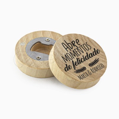 Abre-cápsulas Íman Bambu  Abre Momentos