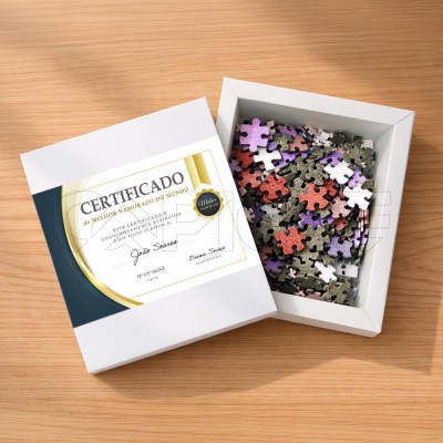 Puzzle Certificado Melhor  do Mundo