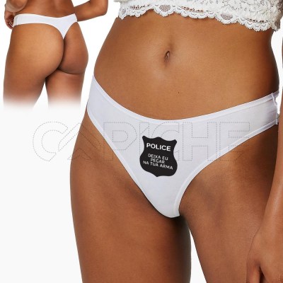 Cueca Tanga Police
