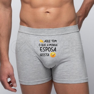 Boxer Homem Minha  Gosta