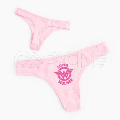 Cueca Tanga Edição Limitada Super Mulher