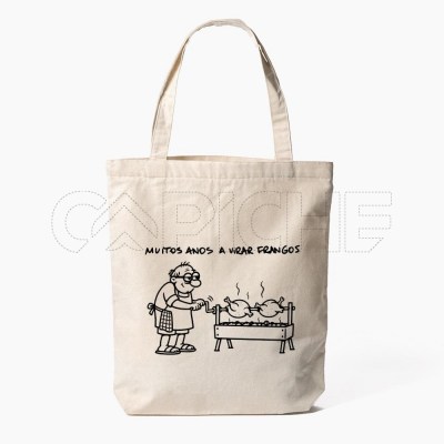 Saco Tote Bag Muitos anos virar frangos