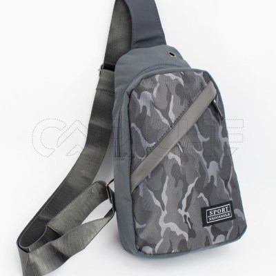 Mala Homem Militar cinza