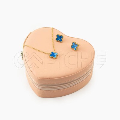 Conjunto de colar e brincos Trevo baby