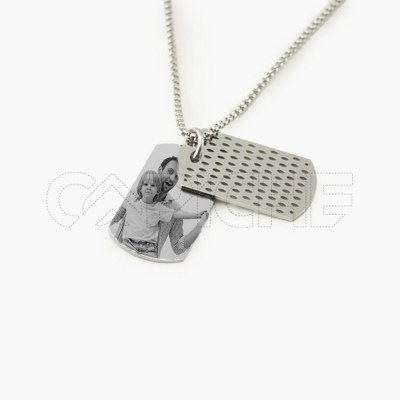 Colar em aço Militar foto