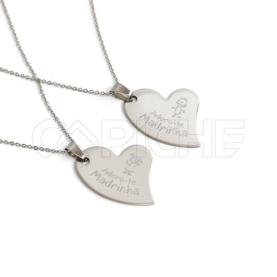 Colar em aço Madrinha