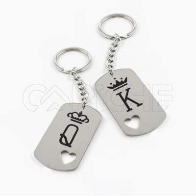 Conjunto de Porta chaves Dama e Rei
