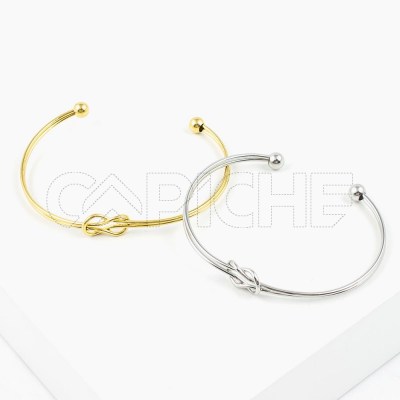 Pulseira em aço Nó