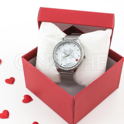 Relógio Cupido prata