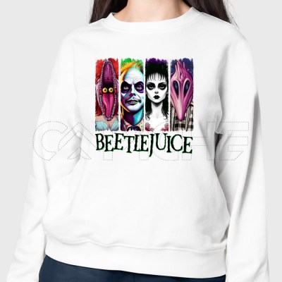 Sweater beetlejuice faces