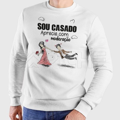 Sweater sem Capuz casado