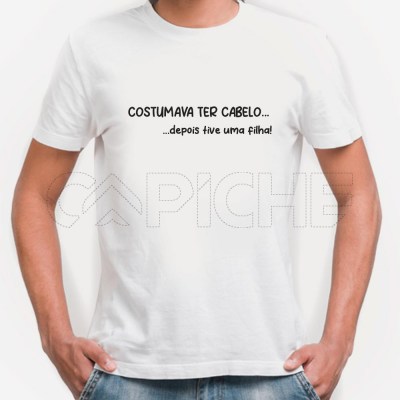 T-Shirt Pai sem cabelo