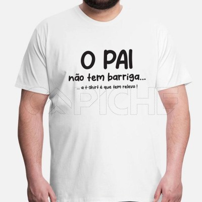 T-Shirt Pai com barriga