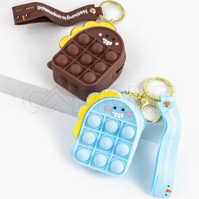 Porta Moedas Chaveiro Pop It Rawr