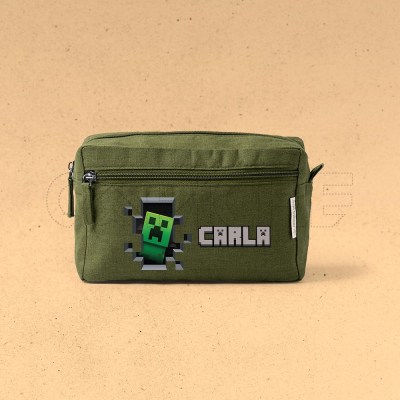 Estojo Necessaire Hempa Minecraft