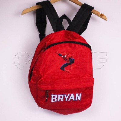 Mochila Escolar Vermelha | Homem Aranha | Bryan