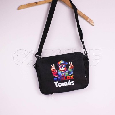 Lancheira Escolar | Roblox | Preta | Tomás