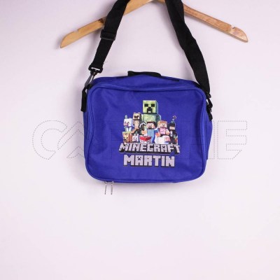 Lancheira Escolar | Minecraft | Azul Royal | Martin