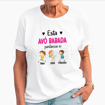 Tshirt Senhora Avó Babada