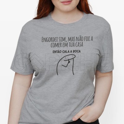 Tshirt Senhora Engordei ? Flork