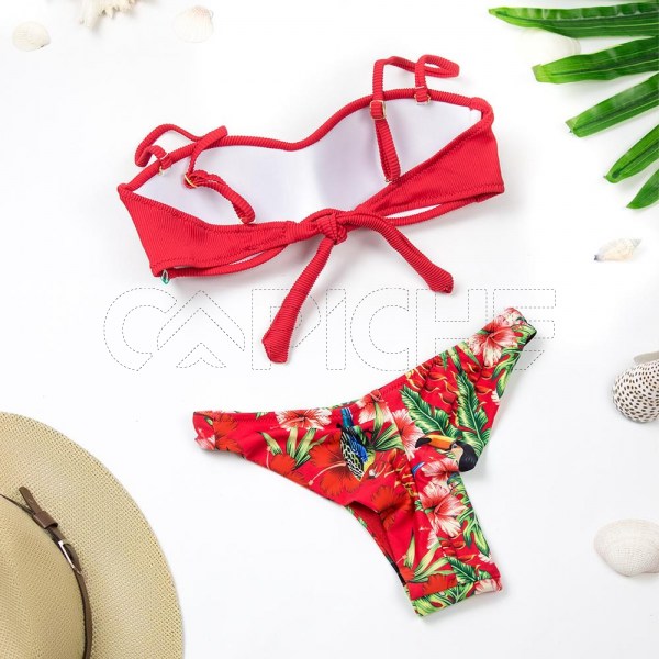 Bikini Shoal Vermelho