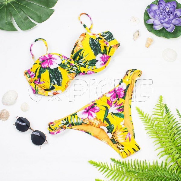 Bikini Tropical Amarelo