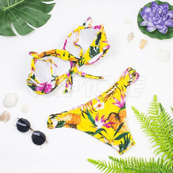 Bikini Tropical Amarelo