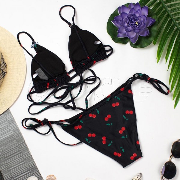 Bikini Cherry Preto