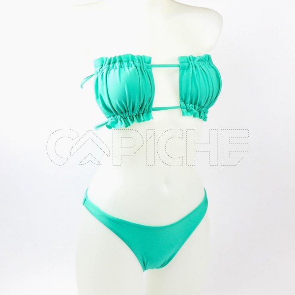 Conjunto bikini Cortina verde